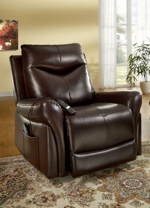 TV-Sessel / Relax-Sessel - Bequemer Relaxsessel mit XXL-Sitzkomfort, in Farbe BRAUN, in Ausführung Relaxsessel Ansicht 1