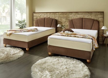Hoogwaardig boxspringbed met topper