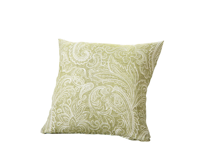 Decoratiekussens & slopen - Elegante kussenhoezen met paisley-motief, in Größe 920 (kussensloop, 40x40 cm) bis 924 (kussensloop, 50x50 cm), in Farbe GROEN Ansicht 1