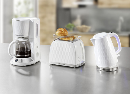 Russell Hobbs Ontbijt serie honingraat in hoogglans kunststof