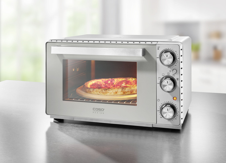 Bakken - CASO oven T032 met 32 ​​l kookruimte, in Farbe ZILVER