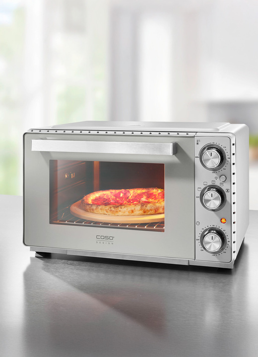 Bakken - CASO oven T032 met 32 ​​l kookruimte, in Farbe SILBER