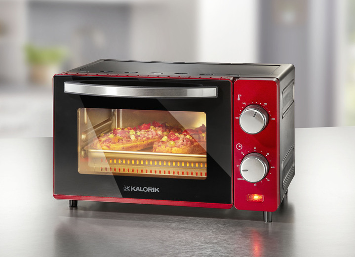- Compacte mini-oven met infraroodtechniek, in Farbe ROOD