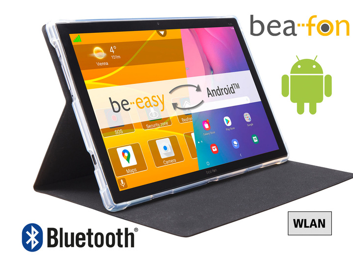 Computers & elektronica - Beafon tablet-pc 10,1 inch, in Farbe ZWART, in Ausführung bea-fon Tab-Lite TW10 Ansicht 1