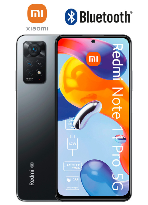 - Xiaomi-smartphone Redmi Note 11 Pro, in Farbe GRIJS Ansicht 1