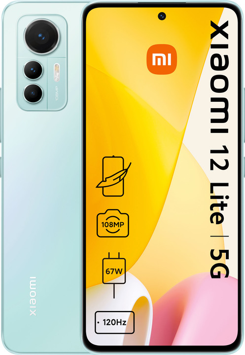 - Xiaomi-smartphone 12 Lite, in Farbe GROEN