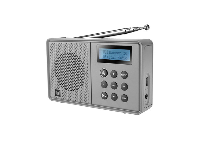 - Draagbare DAB+ radio van Dual met geïntegreerde batterij, in Farbe ZWART, in Ausführung DAB+ Radio MCR 110