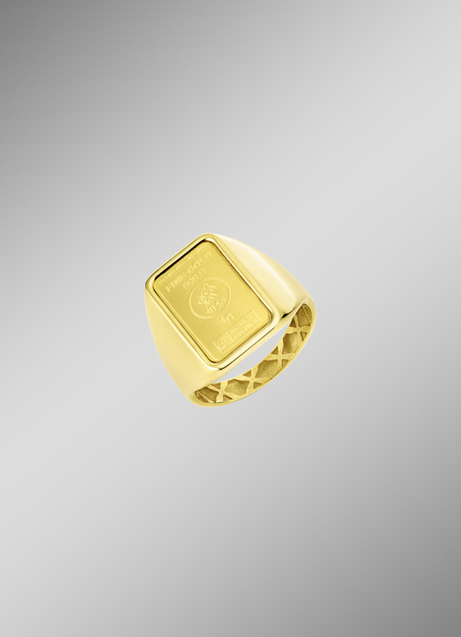 Ringen - Gouden staaf partnerring, in Größe 160 bis 240, in Farbe , in Ausführung Damesring Ansicht 1