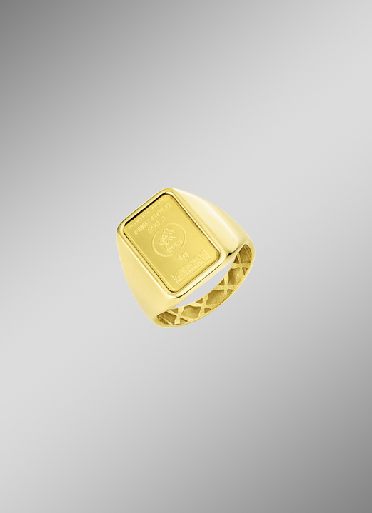 Ringen - Gouden staaf partnerring, in Größe 160 bis 240, in Farbe , in Ausführung Damesring Ansicht 1