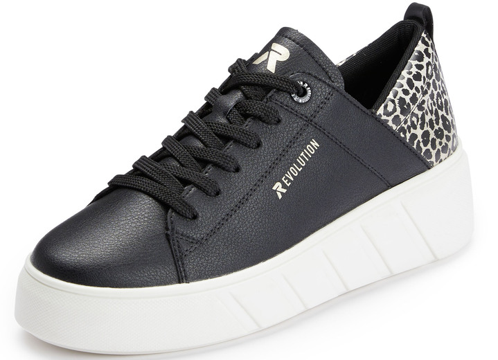 - Rieker sneakers in luipaardlook, in Größe 036 bis 043, in Farbe ZWART-ECRU Ansicht 1