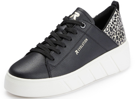 Rieker sneaker in leo look
