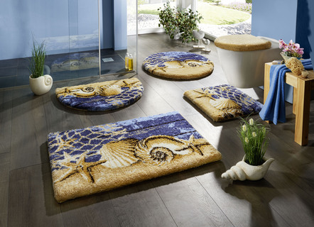 Badmattenset met antislip-onderkant
