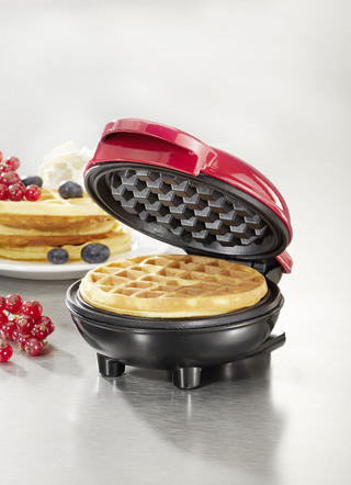 Miniwafelijzer voor snelle snacks