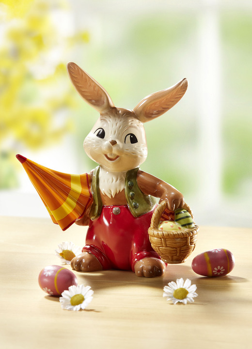 - Goebel konijn gemaakt van fijn steengoed, in Farbe MULTICOLOR