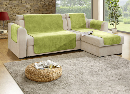 Fauteuil- en bankbeschermer met vlekbescherming en antislipcoating