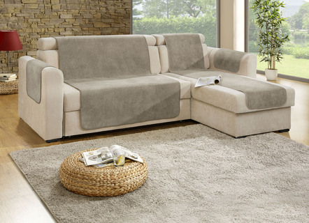 Fauteuil- en bankbeschermer met vlekbescherming en antislipcoating