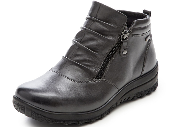 Laarzen & laarsjes - ELENA EDEN, gevoerde dameslaarzen, winterschoenen, breedte H, met rits, in Größe 3 1/2 bis 8, in Farbe GRIJS Ansicht 1
