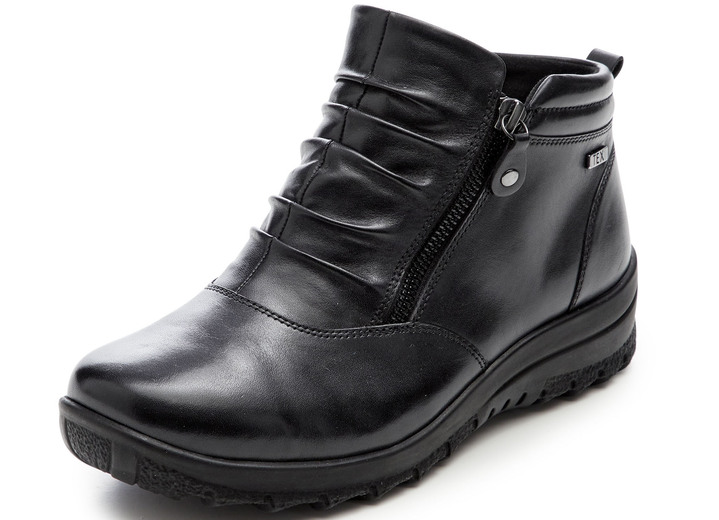 Laarzen & laarsjes - ELENA EDEN, gevoerde dameslaarzen, winterschoenen, breedte H, met rits, in Größe 3 1/2 bis 8, in Farbe ZWART Ansicht 1
