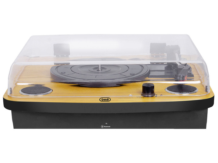 - Trevi TT-1022 BT retro platenspeler met Bluetooth, in Farbe BRUIN Ansicht 1