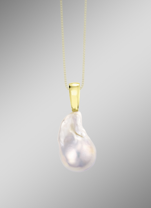 Hangers - Unieke hanger met zoetwaterkweekparel, in Farbe  Ansicht 1