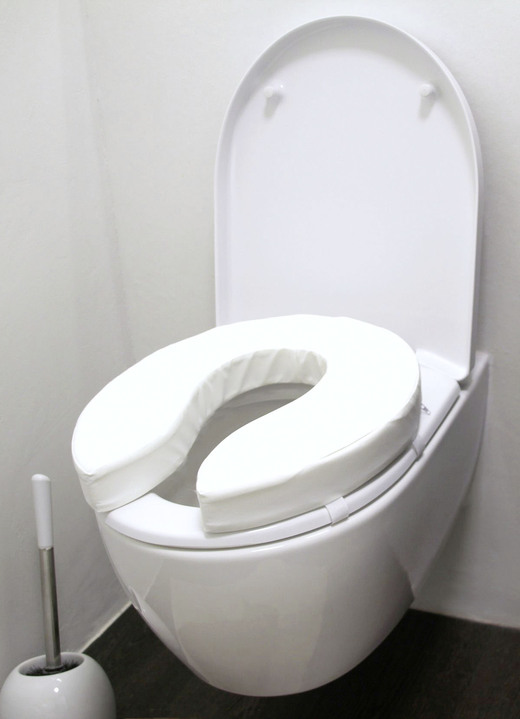 Zithulpmiddelen - Comfortabel toiletzitkussen, in Farbe WIT Ansicht 1