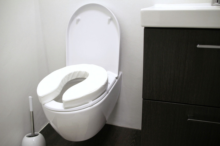 Zithulpmiddelen - Comfortabel toiletzitkussen, in Farbe WIT Ansicht 1