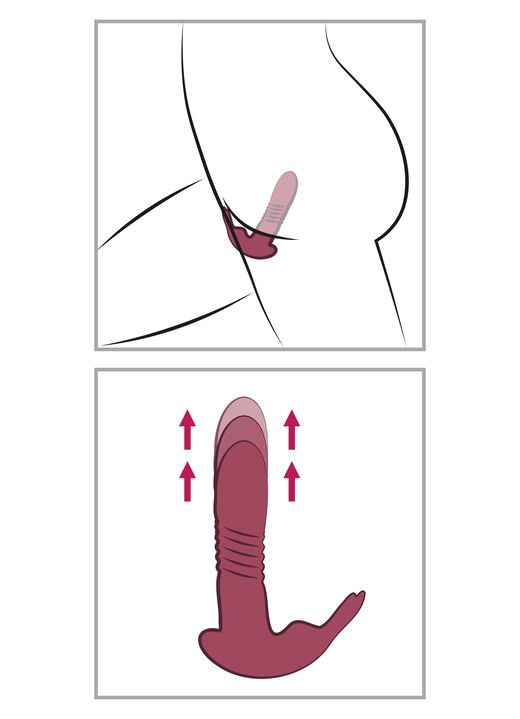 Erotiek - Massageapparaat, in Farbe ROOD Ansicht 1