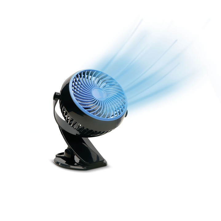 Praktische hulpmiddelen - Livington Go Fan miniventilator, in Farbe ZWART Ansicht 1