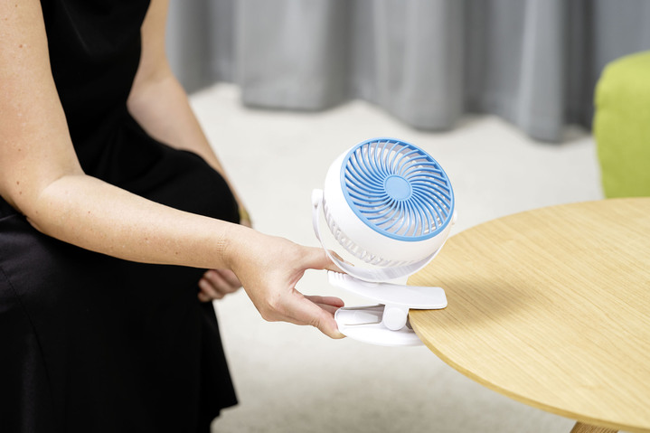 Praktische hulpmiddelen - Livington Go Fan miniventilator, in Farbe WIT Ansicht 1