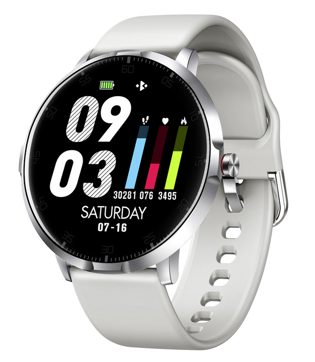 - Smartwatch Emporia Watchbasic voor toegankelijkheid en veiligheid om de pols, in Farbe ZILVER