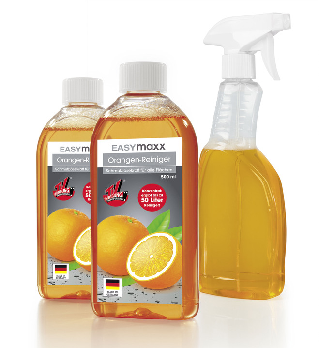 Schoonmaakartikelen & schoonmaakmiddelen - Oranje reinigingsset met gratis afvoersticks, in Farbe  Ansicht 1