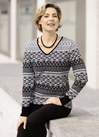 trui in jacquardmotief