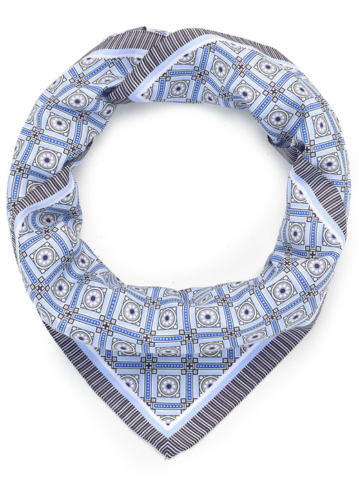 Sjaals - Nicki sjaal met stropdas-ontwerp, in Farbe BLAUW-ROYALBLUE-KLEURRIJK Ansicht 1