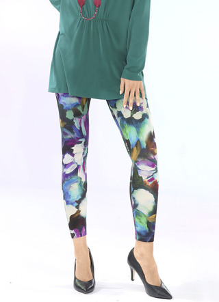 Legging met briljante inkjetprint