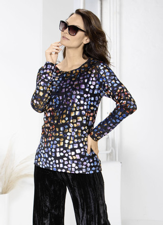 Prachtig shirt met ronde hals
