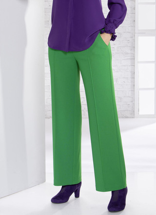 Broek in modieuze breedte