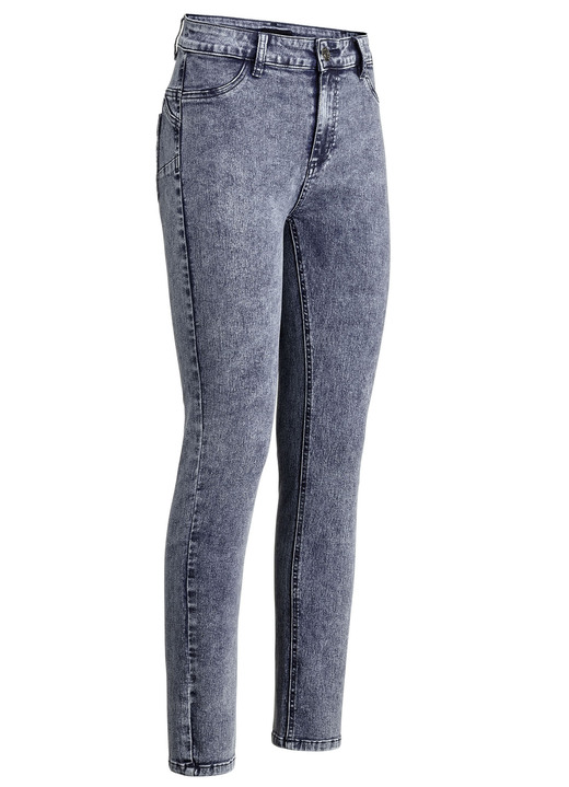 Jeans - Enkellange, figuurvormende jeans Jeans - Enkellange, figuurvormende jeans, in Größe 017 bis 050, in Farbe JEANS BLAUW