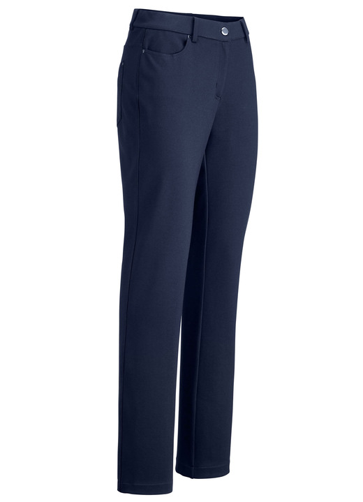 Broeken - Broek met sportieve chic Broeken - Broek met sportieve chic, in Größe 017 bis 092, in Farbe MARINE