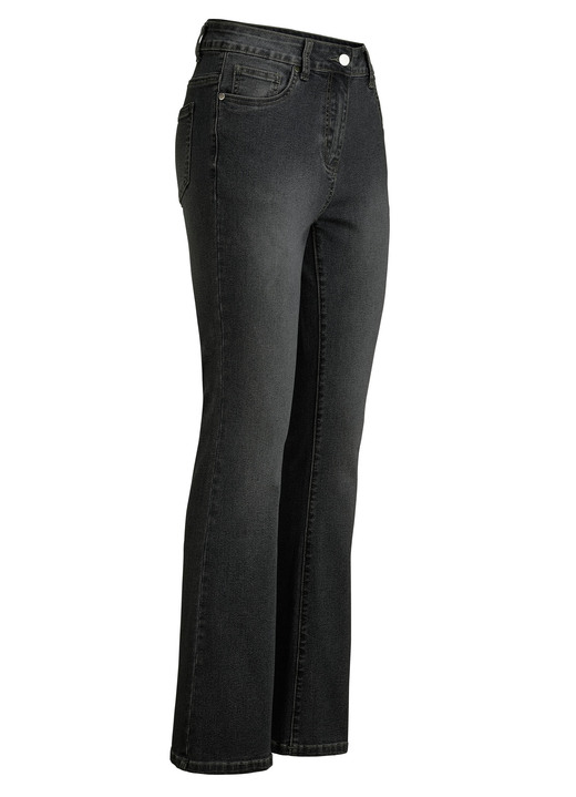 Jeans - Jeans met licht uitlopende pijpen Jeans - Jeans met licht uitlopende pijpen, in Größe 017 bis 052, in Farbe ZWART