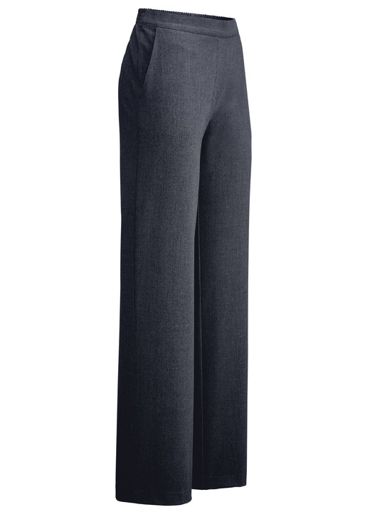 Broeken - Broek in een modieuze wijdte, in Größe 018 bis 092, in Farbe ANTRACIET GEM. Ansicht 1
