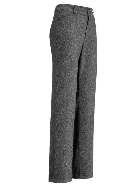 Hosen - Hose in modischer Weite, in Größe 018 bis 052, in Farbe ANTHRAZIT MEL. Ansicht 1