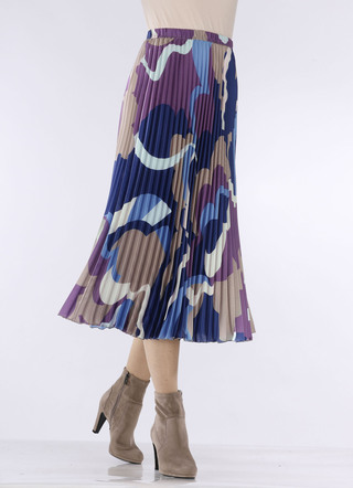 Plooirok in expressief design