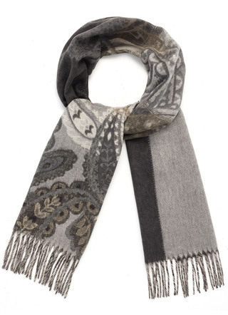 Sjaal met paisley design