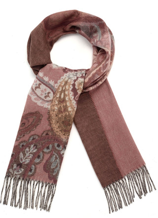 Sjaal met paisley design