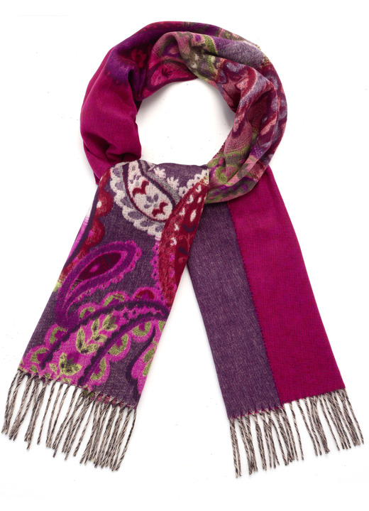 Sjaals - Sjaal met paisley-motief, in Farbe MAGENTA-KLEURRIJK Ansicht 1