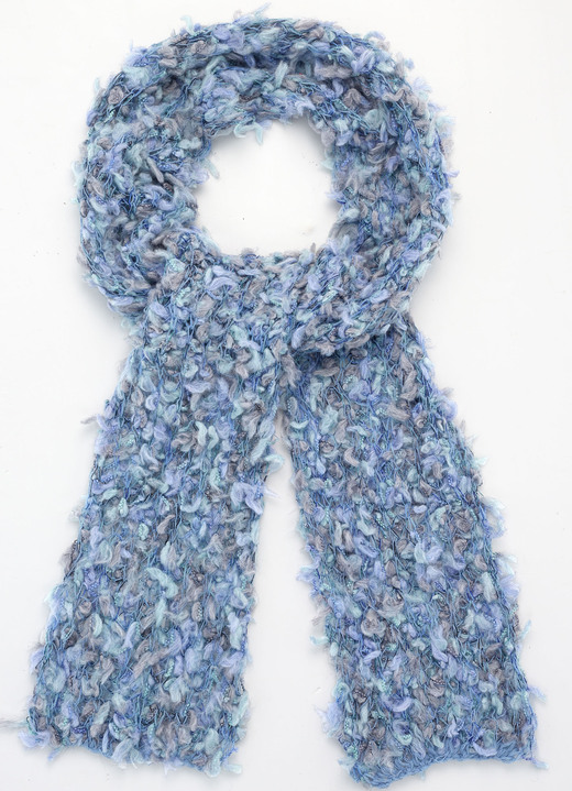 - Sjaal met franjes, in Farbe MINT BLAUWE KIEZELS Ansicht 1