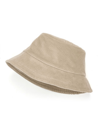 Vissershoed van elastische corduroy stof