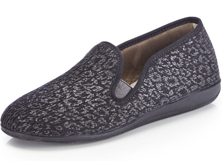Laurina textielpantoffels in corduroy-look