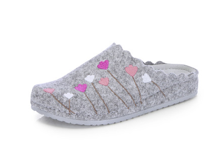 Mubb pantoffel met schattig bloemenborduursel