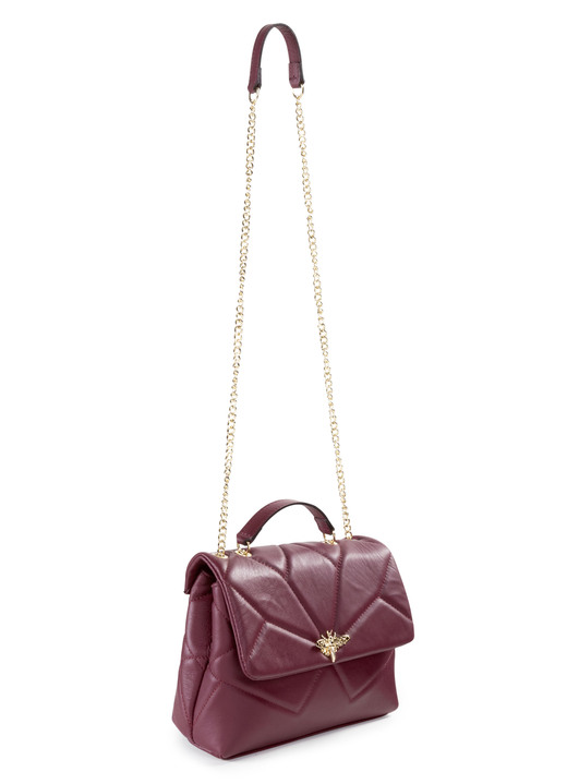 - Laurina tas met knevelsluiting in extravagante libellevorm, in Farbe BORDEAUX Ansicht 1